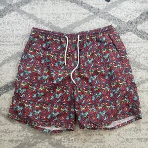 Ice cream swim trunks size large. AOP graphic